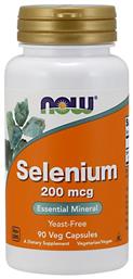Selenium 200mg 90 φυτικές κάψουλες Now Foods