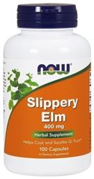 Slippery Elm 400mg 100 κάψουλες Now Foods