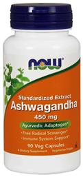 Standardized Extract Ashwagandha 90 φυτικές κάψουλες Now Foods