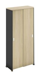 Ξύλινη Ντουλάπα Γραφείου Project Sonoma 80x40x200cm - Woodwell