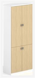 Ντουλάπα Γραφείου Ξύλινη Thesis Φυσικό 80x40x200cm - Woodwell