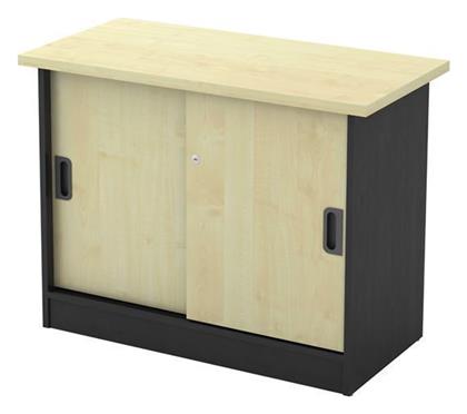 Ντουλάπι Dark Grey/Beech 90x45x70cm - Woodwell