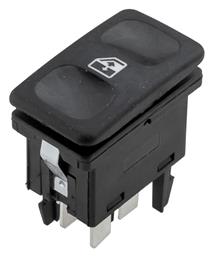 Διακόπτης Παραθύρων Αυτοκινήτου για Seat Cordoba 1999-2002 / Ibiza 1993-1999 & Volkswagen Caddy 1996-2003 / Golf 1984-1992 / Jetta 1984-1992 / Polo 1995-2000 6pin Μαύρο NTY