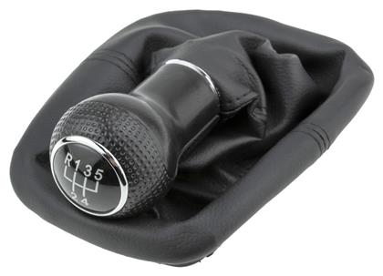 Πόμολο 5 Ταχυτήτων με Φούσκα για Volkswagen Bora / Golf 1998-2005 Μαύρο NTY