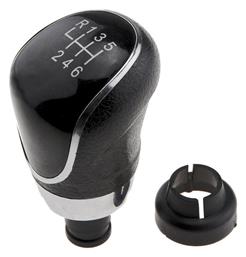 Πόμολο Ταχυτήτων για Ford Focus II /Focus III /Mondeo 2007/Kuga 2008/B-Max 2012/C-Max 2007/S-Max 2006 Μαύρο NTY