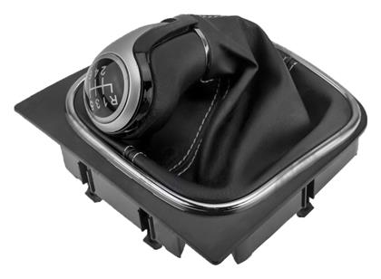 Πόμολο Ταχυτήτων με Φούσκα για Volkswagen Golf 2003+ / Jetta 2005 + Μαύρο NTY
