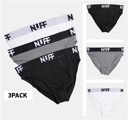Ανδρικά Σλιπ Μονόχρωμα 3Pack Nuff