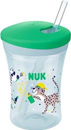 Nuk Παιδικό Ποτηράκι Action Cup από Πλαστικό Πράσινο 230ml για 12m+