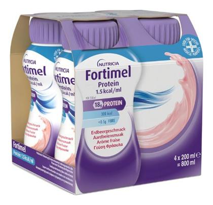Fortimel Protein 1.5kcal 4 x 200ml Φράουλα Nutricia
