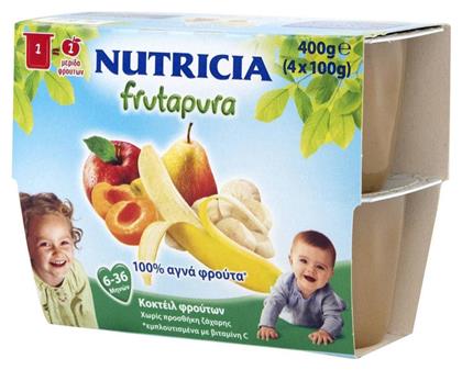 Nutricia Φρουτόκρεμα Frutapura 5 Φρούτων 6m+ 400grΚωδικός: 3849860