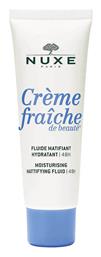 Creme Fraiche De Beaute Moisturising Mattifying Λεπτόρρευστη Κρέμα Ρυθμιστική 50ml Nuxe
