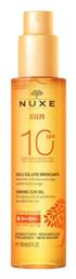 Sun Tanning Oil SPF10 Αντηλιακό Λάδι Nuxe