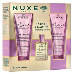 The Luxury Routine Σετ Περιποίησης Μαλλιών για Λάμψη 3τμχ Nuxe