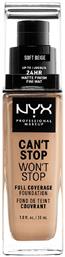 Makeup Can't Stop Won't Stop Liquid Make Up 30ml Nyx Professional