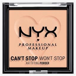 Makeup Can't Stop Won't Stop Matte Powder 03 Light Medium 6gr Nyx Professional