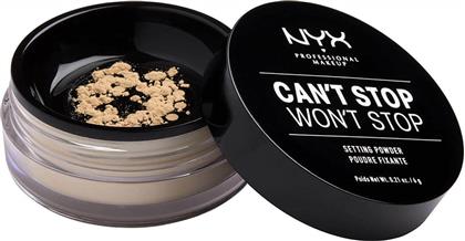 Nyx Professional Makeup Can't Stop Won't Stop Setting Powder Light-Medium 6gr