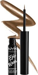 Nyx Professional Makeup Epic Wear Metal Πινέλο Eye Liner Brown 3.5ml