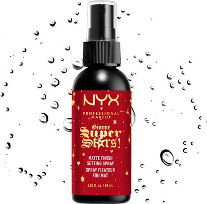 Nyx Professional Makeup Gimme Super Stars Matte Finish Setting Spray 60ml από το Attica