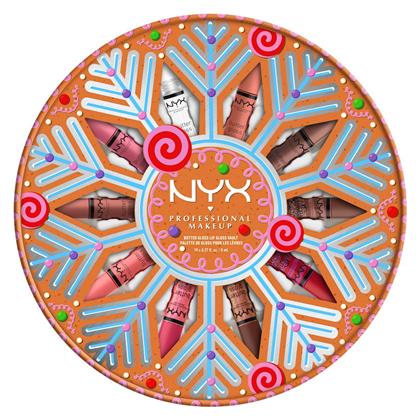 Makeup Gingerbaddie Land Σετ Μακιγιάζ για τα Χείλη 10τμχ Nyx Professional