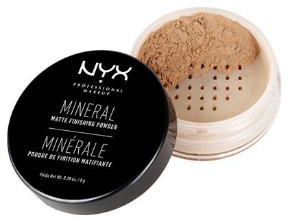 Nyx Professional Makeup Mineral Finishing Powder Medium Dark 8gr από το Galerie De Beaute