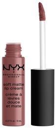 Makeup Soft Matte Lip Cream Long Lasting Liquid Κραγιόν Matte 38 Toulouse 8ml Nyx Professional