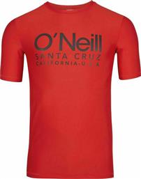 O'neill Cali Ανδρική Κοντομάνικη Αντηλιακή Μπλούζα Κόκκινη