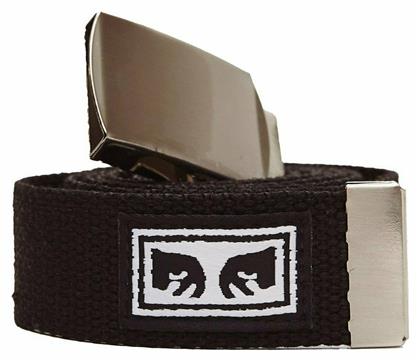 Ανδρική Ζώνη Υφασμάτινη Ιμάντας Μαύρη Obey