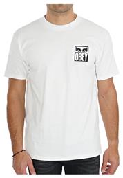 Eyes Icon 2 Ανδρικό T-shirt Λευκό με Στάμπα Obey