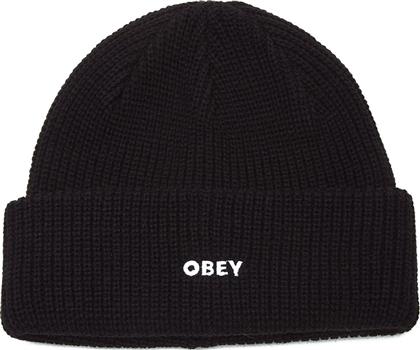 Future Ανδρικός Beanie Σκούφος σε Μαύρο χρώμα Obey