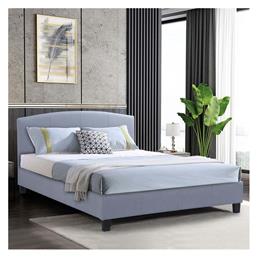 Odeon Διπλό για Στρώμα 140x190cm Γκρι - Woodwell