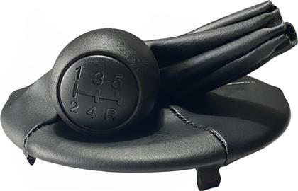OEM Φουσκα με πομολο λεβιε 5 ταχυτητων για FIAT PANDA (μαυρο) NSP344B - Carsun