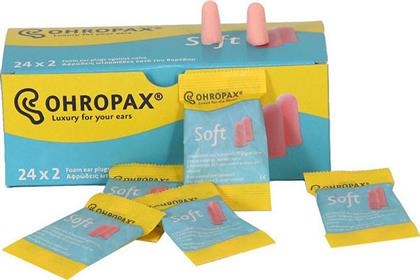 Ohropax Soft Ωτοασπίδες 48τμχ σε Ροζ Χρώμα 34200