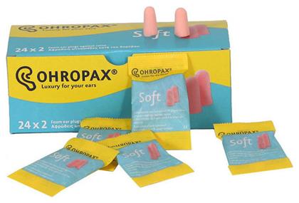 Soft Ωτοασπίδες 48τμχ σε Ροζ Χρώμα 34200 Ohropax
