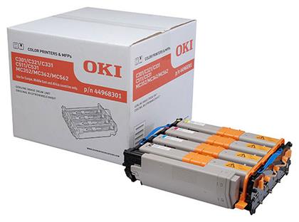 44968301 Γνήσιο Multipack Drum Laser Εκτυπωτή Κίτρινο/Κυανό/Ματζέντα/Μαύρο 4τμχ OKI