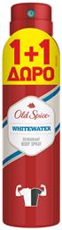 Whitewater Αποσμητικό σε Spray 2x150ml Old Spice