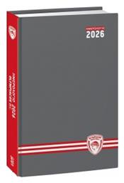 Ολυμπιακός Μπάσκετ Ημερήσια Ατζέντα 2026 14x21εκ. Χάρτινη Πόλη