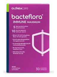 Bacteflora Immune Maximum 30 φυτικές κάψουλες Olonea