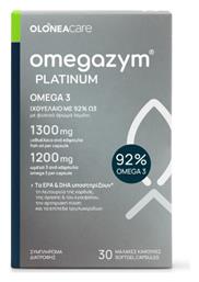 Omegazym Platinum Ιχθυέλαιο 1300mg 30 μαλακές κάψουλες Olonea