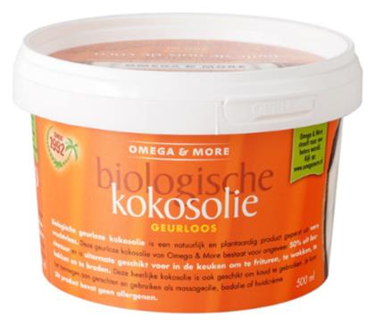 Βιολογικό Λάδι Καρύδας 500ml Omega&More