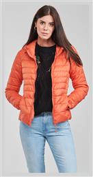 15156569 Κοντό Γυναικείο Puffer Μπουφάν για Χειμώνα Burnt Sienna Only