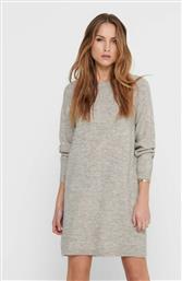 Only 15214818 Mini All Day Φόρεμα Πλεκτό Light Grey Melange από το Buldoza