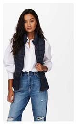 Αμάνικο Μπουφάν Puffer Μπλε Only