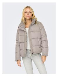 Μπουφάν Puffer Μπεζ Only
