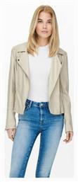 Γυναικείο Biker Jacket Μπεζ Only