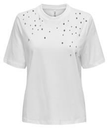 Γυναικείο T-shirt Λευκο Only
