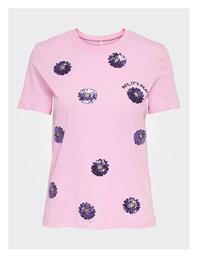 Γυναικείο T-shirt Ροζ Only