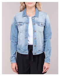 Κοντό Γυναικείο Τζιν Μπουφάν Light Blue Only
