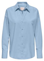 Μακρυμάνικο Γυναικείο Πουκάμισο Cashmere Blue, Σιέλ Only