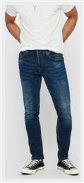 22005076 Ανδρικό Παντελόνι Τζιν Regular Fit Straight Only & Sons