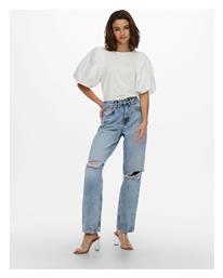 Robyn Life Ψηλόμεσο Γυναικείο Jean Παντελόνι σε Relaxed Εφαρμογή Only